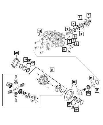 PINION NUT - RAM 1500 / TRX beschikbaar voor biedingen