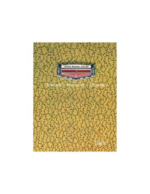 1969 MERCURY PROGRAMMA BROCHURE ENGELS (USA), Boeken, Auto's | Folders en Tijdschriften