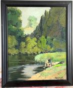 Raybaud (XX) - De Monceaux. No reserve!, Antiek en Kunst, Kunst | Schilderijen | Klassiek