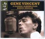 cd - Gene Vincent - Six Classic Albums Plus Bonus Singles, Cd's en Dvd's, Cd's | Rock, Zo goed als nieuw, Verzenden