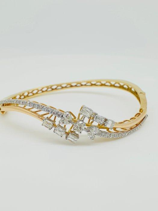 Armband - 18 karaat Geel goud - 1.76ct. tw. Diamant, Sieraden, Tassen en Uiterlijk, Armbanden