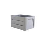 Mirage Fietskrat Klik n Krat Grijs, Fietsen en Brommers, Fietsaccessoires | Fietsmanden, Verzenden, Nieuw