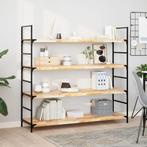 vidaXL Wandschap zwevend 160x40x4 cm onbehandeld massief, Huis en Inrichting, Woonaccessoires | Wandplanken en Boekenplanken, Verzenden