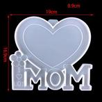 Siliconenmal Fotolijstje Love Mom voor Epoxy Resin, Nieuw, Ophalen of Verzenden