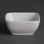 Whiteware amuseschaaltjes wit 6x6cm (12 stuks), Verzenden