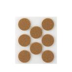Inofix Zelfklevende Vilt Ø27mm - Rond - Bruin - 8 stuks, Huis en Inrichting, Verzenden, Nieuw