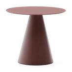 *WOONWINKEL* Kave Home Wilshire Ronde Bijzettafel Mat Glas T, Huis en Inrichting, Tafels | Bijzettafels, Verzenden, Nieuw
