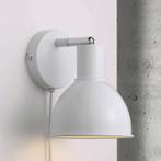 ACTIE: Wandlamp met schakelaar wit Nordlux Pop wandlamp FOIR, Huis en Inrichting, Lampen | Wandlampen, Nieuw, Verzenden