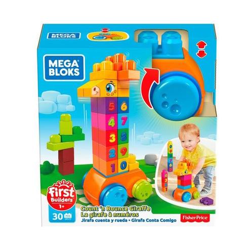Mega Bloks First Builders 123 Leerzame Giraf, Kinderen en Baby's, Speelgoed | Duplo en Lego, Nieuw, Verzenden