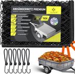 KESSER® Aanhangernet met spankabel - 1,5x2,2m - Zwart, Hobby en Vrije tijd, Overige Hobby en Vrije tijd, Verzenden, Nieuw