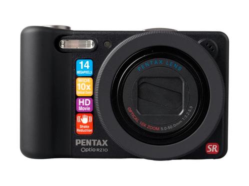 Pentax Optio RZ10 Digitale Compact Camera - Zwart, Audio, Tv en Foto, Fotocamera's Digitaal, Zo goed als nieuw, Verzenden