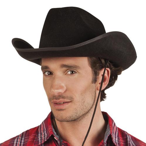 Hoed vilt Cowboy zwart, Kleding | Dames, Carnavalskleding en Feestkleding, Nieuw, Ophalen of Verzenden