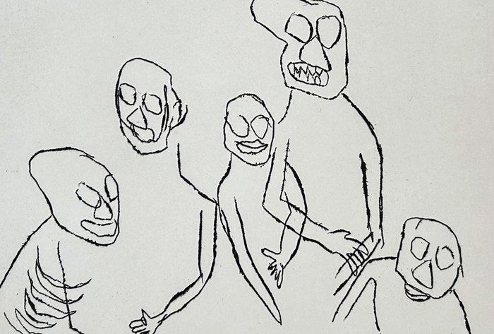 Alexander Calder (1898–1976) - Untitled (Santa Claus II), Antiek en Kunst, Antiek | Overige Antiek