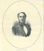 Portrait of Johannes van Vloten, Antiek en Kunst, Kunst | Etsen en Gravures