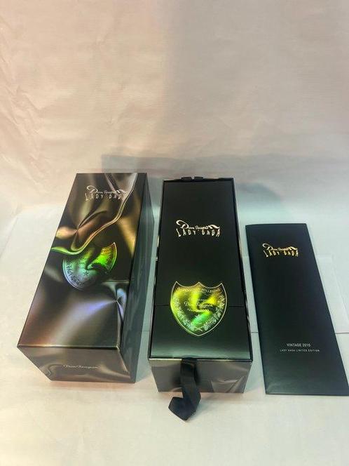 2010 Dom Pérignon, Lady Gaga - Champagne Brut - 1 Fles (0,75, Verzamelen, Wijnen