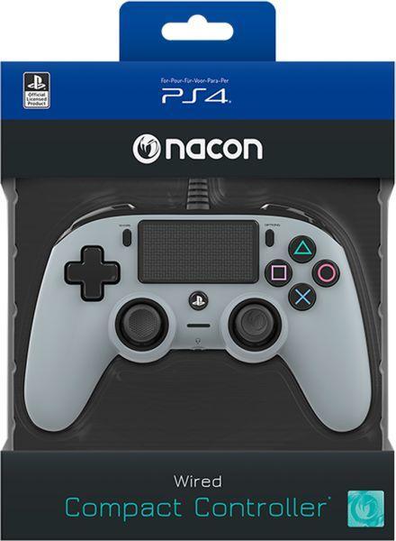 Bigben Nacon Wired Compact Controller-Grijs (PlayStation 4), Spelcomputers en Games, Spelcomputers | Sony PlayStation Consoles | Accessoires