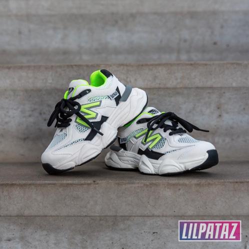 Styloz Off-White Green (maat 26-37) Kindersneakers Maat 31, Kinderen en Baby's, Kinderkleding | Schoenen en Sokken, Jongen of Meisje