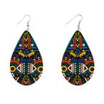 Multicolor Tribal druppelvormig - Afrikaanse oorbellen, Ophalen of Verzenden, Nieuw