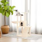 vidaXL Kattenmeubel met sisal krabpalen 94 cm crèmekleurig, Verzenden, Nieuw