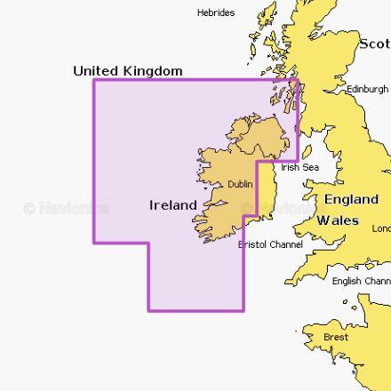 Navionics Waterkaart Platinum+ Regular NPEU075R Ierland West, Watersport en Boten, Navigatiemiddelen en Scheepselektronica, Nieuw