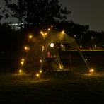 LED Paviljoen Barendrecht partytent 250x250x190 cm groen pro, Verzenden, Nieuw