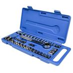 Benson 40-delige doppendoos - metrisch en inch - verchroo..., Doe-het-zelf en Verbouw, Gereedschap | Handgereedschap, Ophalen of Verzenden