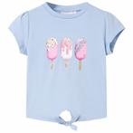 vidaXL Kindershirt 128 blauw, Verzenden, Nieuw