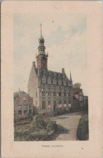 VEERE - Stadhuis, Verzamelen, Ansichtkaarten | Nederland, Verzenden