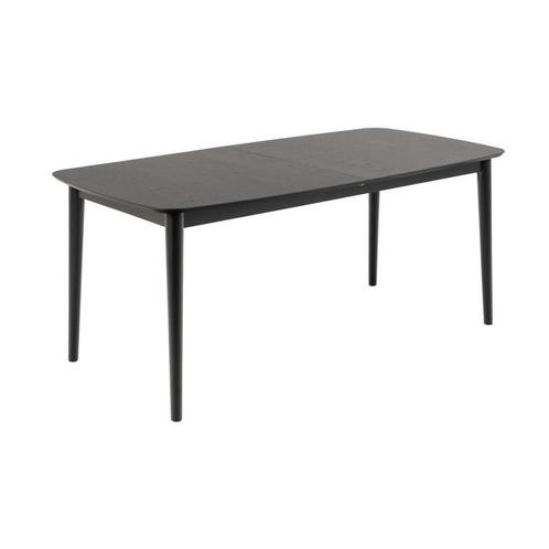 *WOONWINKEL* Uitschuifbare Eettafel Zwart 180/220 Cm, Huis en Inrichting, Tafels | Eettafels, Nieuw, Verzenden