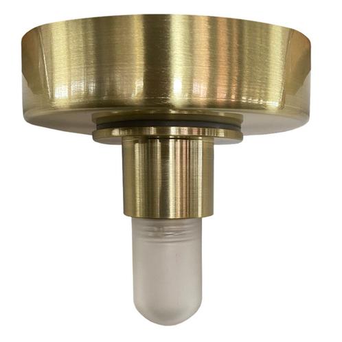 Kunststof plafondfitting goud, Aafje, IP44, Huis en Inrichting, Lampen | Plafondlampen, Nieuw, Stof, Ophalen of Verzenden