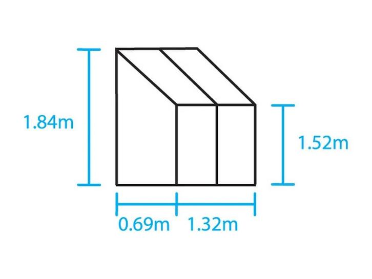 Royal Well Muurkas WG 42 Veiligheidsglas, Tuin en Terras, Kweekspullen