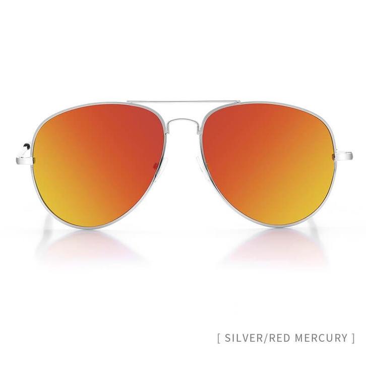 Pilotenbril met oranje/geel spiegelglas, Kleding | Dames, Carnavalskleding en Feestkleding, Nieuw, Ophalen of Verzenden