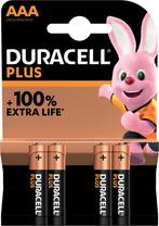 Duracell Duracell - batterij Plus 100% - AAA - 4 stuks, Ophalen of Verzenden