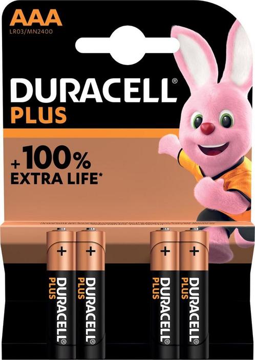 Duracell Duracell - batterij Plus 100% - AAA - 4 stuks, Zakelijke goederen, Partijgoederen en Retail | Verpakking en Verzending