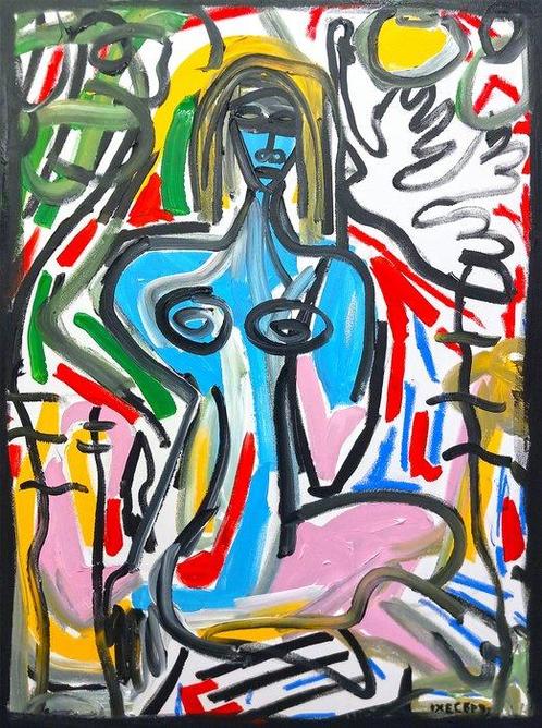 0xec6d0 (XX-XXI) - Fauviste N°3 of 13, Antiek en Kunst, Kunst | Schilderijen | Modern