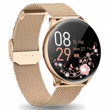 Fitonyo - smartwatch - goudkleurig - hartslag