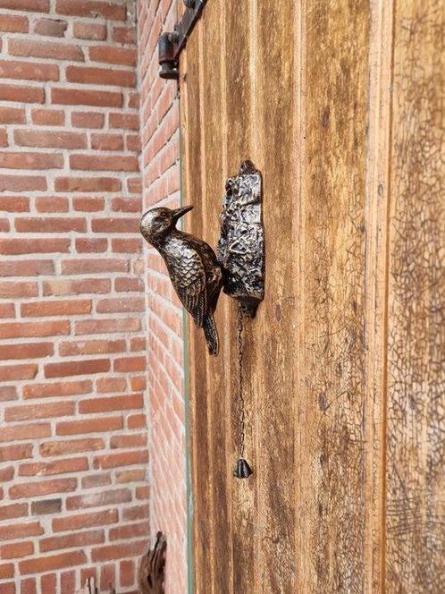 Deurklopper - Woodpecker Bird - Iron - 2025, Antiek en Kunst, Kunst | Designobjecten