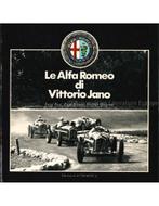 LE ALFA ROMEO DI VITTORI JANO - LUIGI FUSI, ENZO FERRARI &, Nieuw, Alfa Romeo, Author