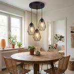 Industriële hanglamp zwart | Incl. dimbare E27 lampen, Huis en Inrichting, Lampen | Hanglampen, Nieuw, Ophalen of Verzenden, Industrieel