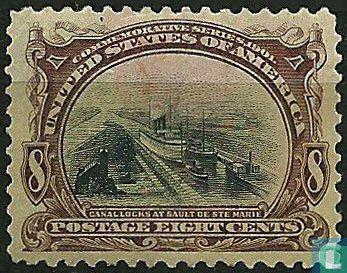 Verenigde Staten van Amerika - Kanaalsluizen bij Sault St..., Postzegels en Munten, Postzegels | Amerika, Postfris, Verzenden