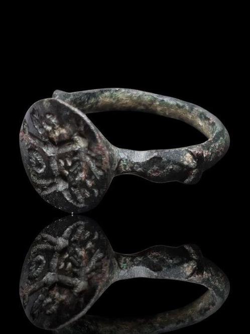 Keltisch Stunning Bird Seal Ring, Sieraden, Tassen en Uiterlijk, Antieke sieraden