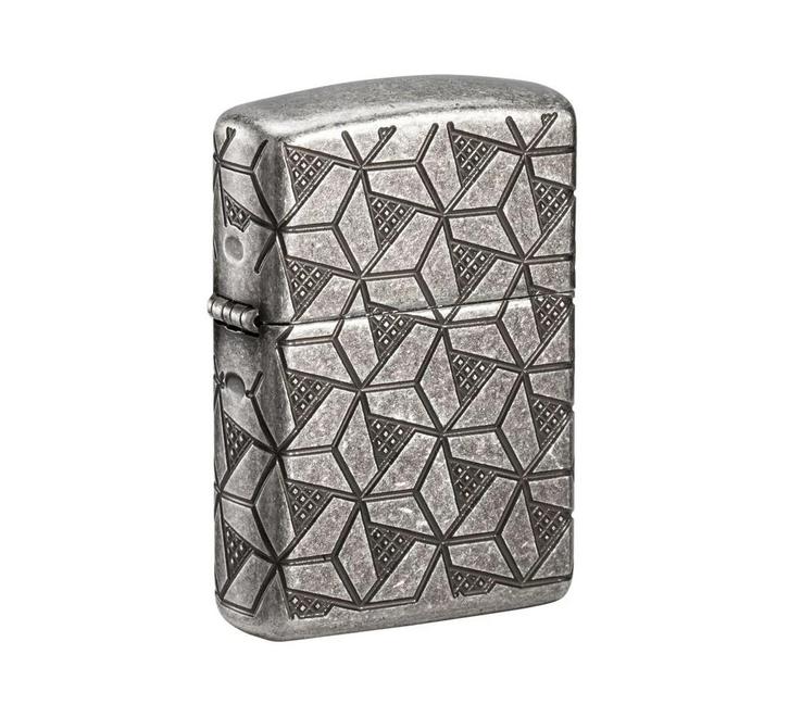 Zippo Geometric Pattern Design, Verzamelen, Rookartikelen, Aanstekers en Luciferdoosjes, Aansteker, Verzenden