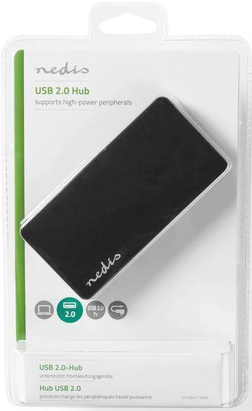 Nedis 7 Port USB 2.0 Hub-Standaard (Diversen) NIEUW, Computers en Software, Pc- en Netwerkkabels, Nieuw, Ophalen of Verzenden