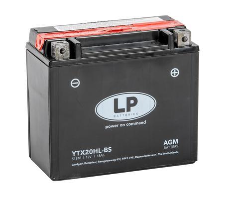 Landport YTX20HL-BS 12 volt 18,0 ah AGM motor accu (51818 -, Motoren, Onderdelen | Overige, Nieuw, Ophalen of Verzenden