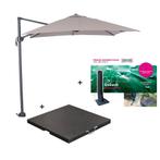 Garden Impressions Hawaii zweefparasol S 250x250 - donker, Verzenden, Nieuw