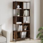 vidaXL Boekenkast 72x28x172 cm bewerkt hout gerookt, Huis en Inrichting, Verzenden, Nieuw, Overige houtsoorten
