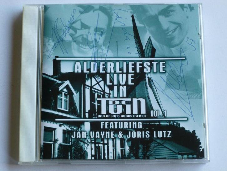 Alderliefste - Live in de Tuin vol.1 (gesigneerd), Cd's en Dvd's, Cd's | Nederlandstalig, Zo goed als nieuw, Verzenden