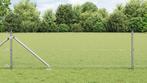 vidaXL Gelaste Draad Omheining met 13 Steunpalen 0.6x25 m, Verzenden, Nieuw, IJzer