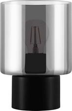 EGLO Gorosiba tafellamp E27(excl.) - 22cm - rookglas -, Huis en Inrichting, Lampen | Tafellampen, Ophalen of Verzenden, Zo goed als nieuw