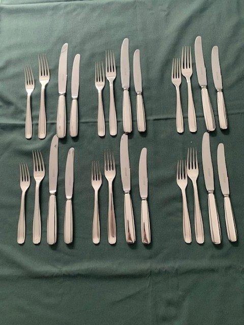GERO - Bestekset (24) - Verzilverd - Art deco bestek, Antiek en Kunst, Antiek | Meubels | Tafels